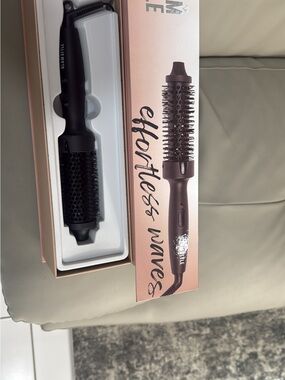 Black Rotating Hot Air Brush - Effortless Waves